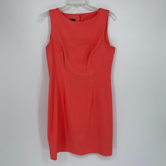 Alyx Dresses & Skirts - ALYX Women's Coral Sleeveless Stretch Office Wear Sheath Dress Size 10P Petite